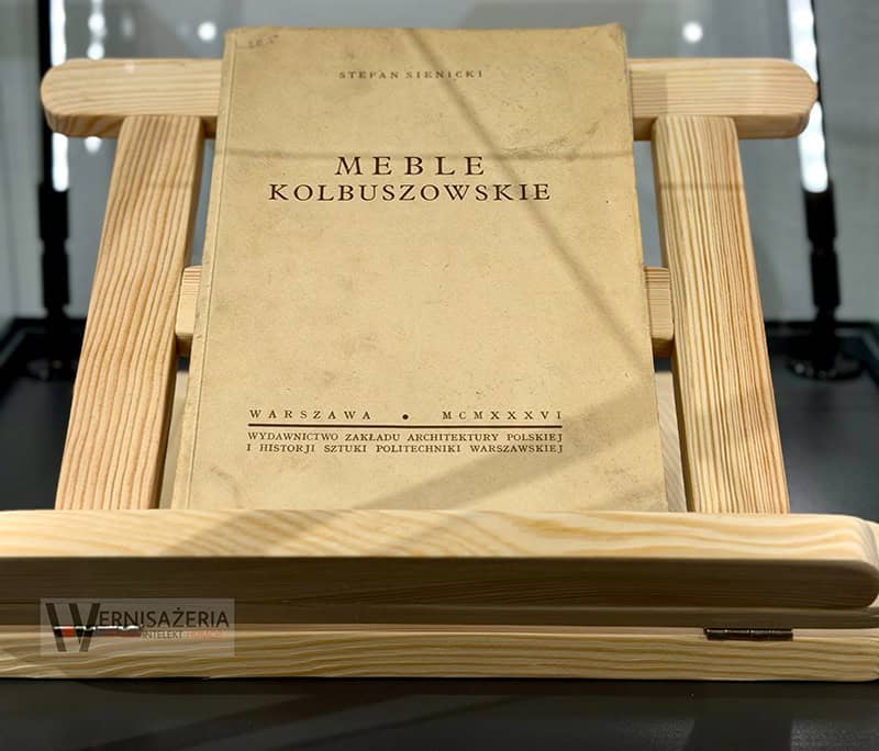 PATRONAT WERNISAŻERII: „Mit mebli Kolbuszewskich”, Muzeum Zamkowe w Sandomierz 50 Stefan Sienicki - Meble kolbuszowskie - Warszawa 1936 - książka - wystawa Mit mebli kolbuszowskich