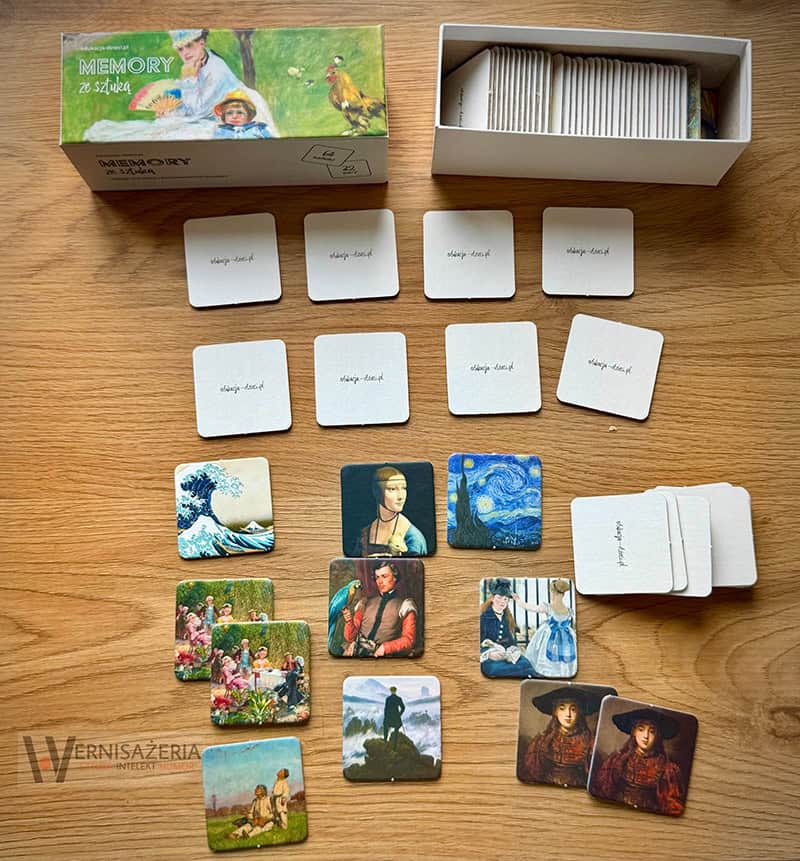Edukacja artystyczna dzieci – książki, gry i albumy ze sztuką | Edukacja Dzieci 47 Memory ze sztuką karty edukacyjne sztuka dla dzieci