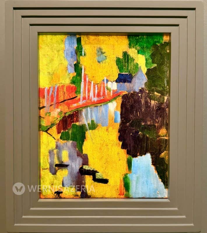 PATRONAT WERNISAŻERII: „Nabiści. Prorocy nowej sztuki”, Muzeum Łazienki Królewskie w Warszawie 46 Paul Sérusier, „Talizman”, 1888 – reprodukcja prezentowana na wystawie „Nabiści. Prorocy nowej sztuki” w Łazienkach Królewskich
