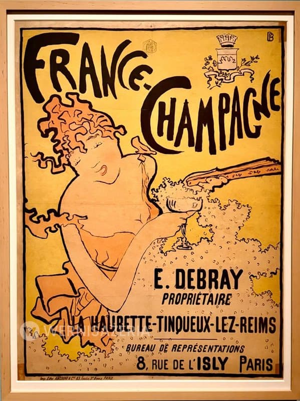 PATRONAT WERNISAŻERII: „Nabiści. Prorocy nowej sztuki”, Muzeum Łazienki Królewskie w Warszawie 52 Pierre Bonnard, „France-Champagne”, 1891 – plakat reklamowy na wystawie „Nabiści. Prorocy nowej sztuki” w Łazienkach Królewskich