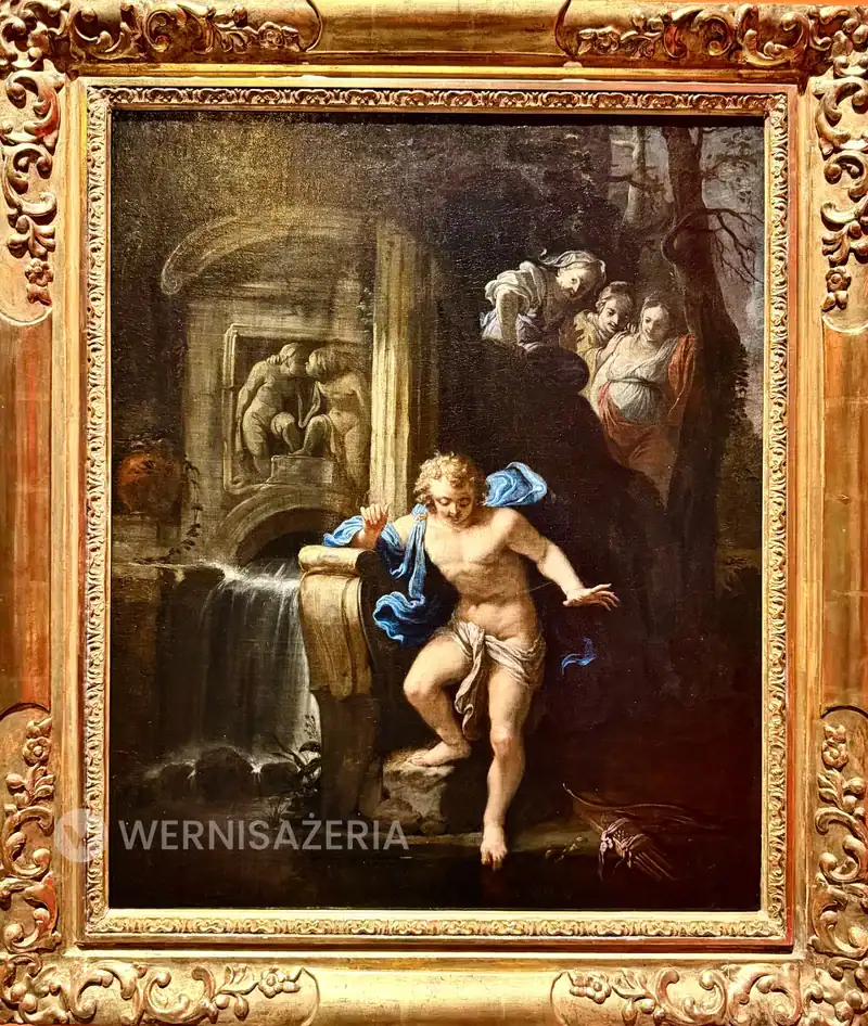 PATRONAT WERNISAŻERII: „Miłość”, Muzeum Narodowe w Kielcach 56 „Amor przeglądający się w strumieniu” Sebastiana Ricciego na wystawie „Miłość” w Muzeum Narodowym w Kielcach