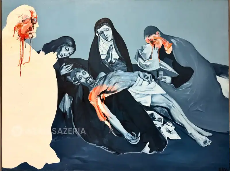 PATRONAT WERNISAŻERII: „Miłość”, Muzeum Narodowe w Kielcach 67 „Pieta z Avignon” Zbyluta Grzywacza z lat 1973–1974 na wystawie „Miłość” w Muzeum Narodowym w Kielcach