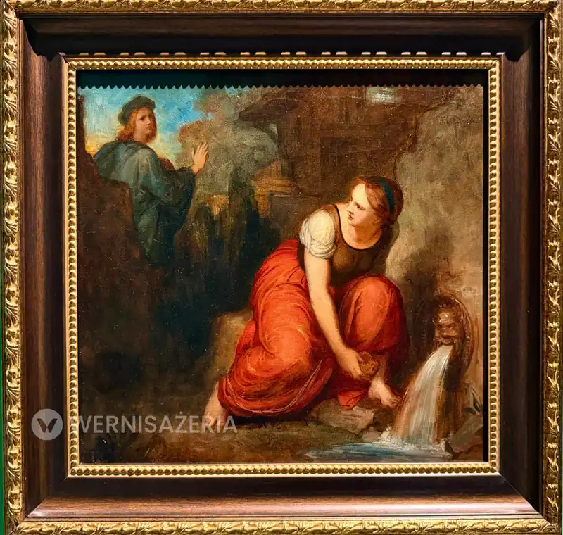 PATRONAT WERNISAŻERII: „Miłość”, Muzeum Narodowe w Kielcach 54 „Poznanie Rafaela z Fornariną” Franciszka Krudowskiego na wystawie „Miłość” w Muzeum Narodowym w Kielcach