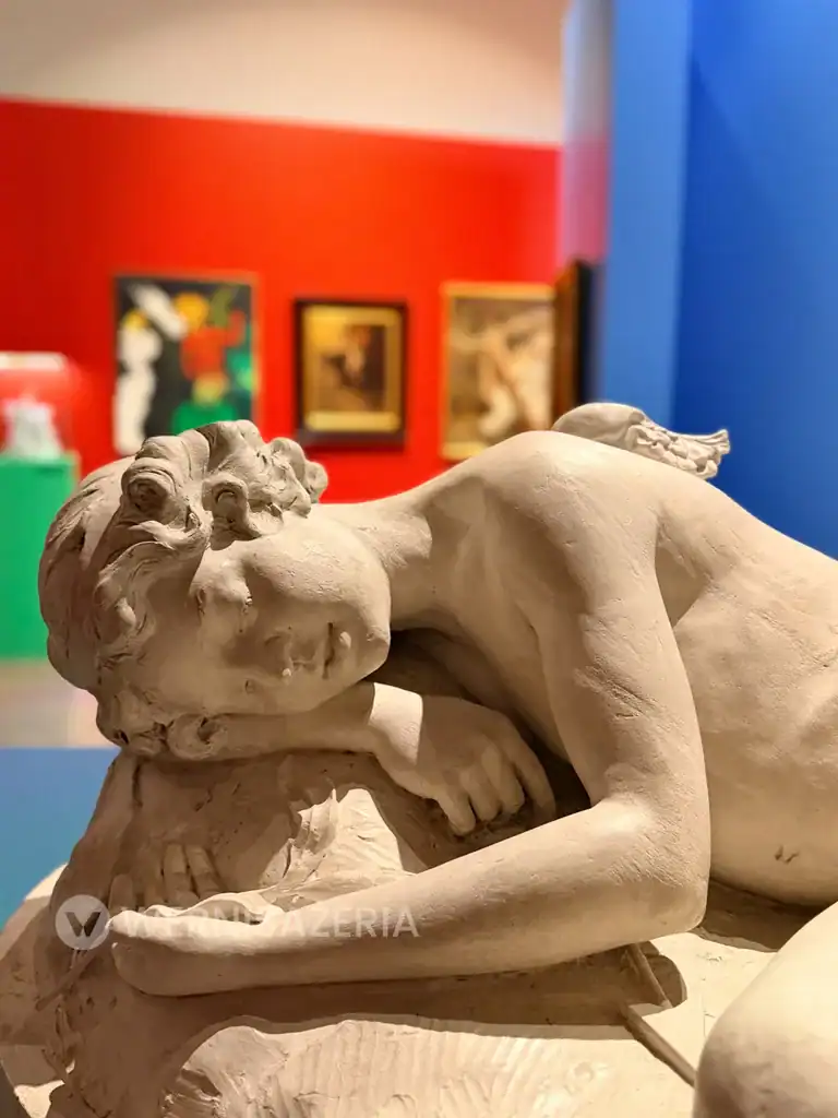 PATRONAT WERNISAŻERII: „Miłość”, Muzeum Narodowe w Kielcach 58 „Śpiący Amor” Natalii Andriolli z 1896 roku na wystawie „Miłość” w Muzeum Narodowym w Kielcach
